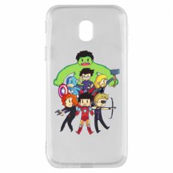 Чехол для Samsung J3 2017 Мститети в сборе - PrintSalon