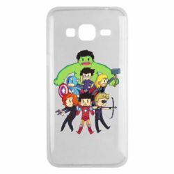 Чехол для Samsung J3 2016 Мститети в сборе - PrintSalon