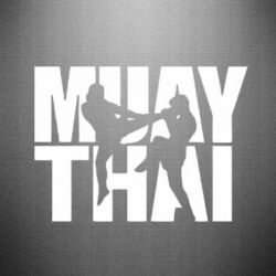 Наклейка Муай Тай