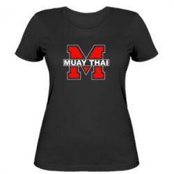 Женская футболка Muay Thai Big M - PrintSalon