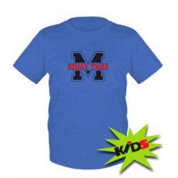 Детская футболка Muay Thai Big M - PrintSalon