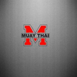 Наклейка Muay Thai Big M - PrintSalon
