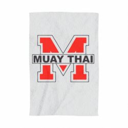 Полотенце с принтом Muay Thai Big M - PrintSalon