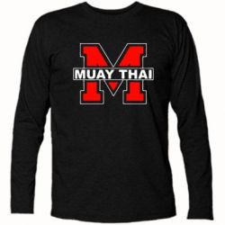 Футболка с длинным рукавом Muay Thai Big M - PrintSalon