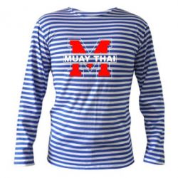 Тельняшка с длинным рукавом Muay Thai Big M - PrintSalon