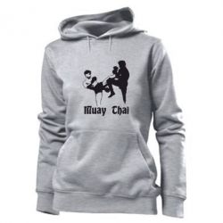 Женское худи Muay Thai Fighters - PrintSalon