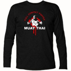 Футболка з довгим рукавом Muay Thai Full Contact - PrintSalon