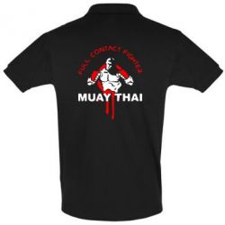 Мужское поло Muay Thai Full Contact - PrintSalon