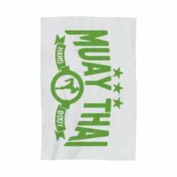 Полотенце с принтом Muay Thai Hard Body - PrintSalon