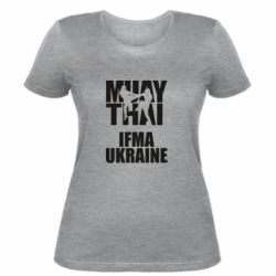 Женская футболка Muay Thai IFMA Ukraine - PrintSalon