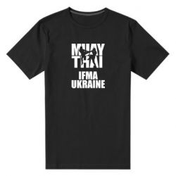 Мужская футболка премиум Muay Thai IFMA Ukraine - PrintSalon