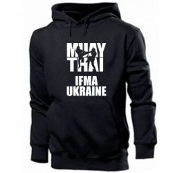 Мужское худи Muay Thai IFMA Ukraine - PrintSalon