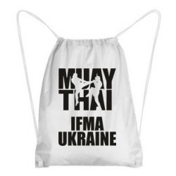 Рюкзак-мешок Muay Thai IFMA Ukraine-PrintSalon Рюкзак-мешок Muay Thai IFMA Ukraine