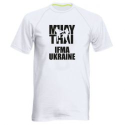 Мужская футболка для спорта Muay Thai IFMA Ukraine