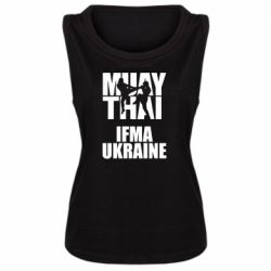 Женская майка Muay Thai IFMA Ukraine - PrintSalon