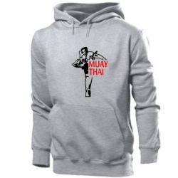 Мужское худи Muay Thai kick - PrintSalon