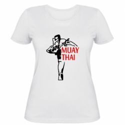Женская футболка Muay Thai kick