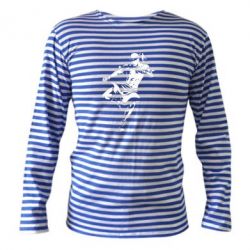 Тельняшка с длинным рукавом Muay Thai Low Kick - PrintSalon