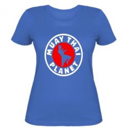 Женская футболка Muay Thai Planet - PrintSalon