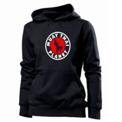 Женское худи Muay Thai Planet - PrintSalon