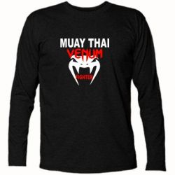 Футболка с длинным рукавом Muay Thai Venum Fighter - PrintSalon