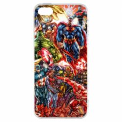 Чохол для iphone 5/5S/SE Muscular Superheroes - PrintSalon