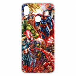 Чохол для Huawei P Smart Plus 2018 Muscular Superheroes - PrintSalon