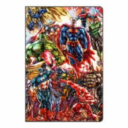 Блокнот з принтом Muscular Superheroes - PrintSalon