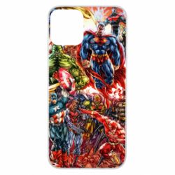 Чохол для iPhone 11 Muscular Superheroes - PrintSalon