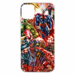 Чохол для iPhone 11 Pro Muscular Superheroes - PrintSalon