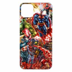 Чохол для iPhone 11 Pro Max Muscular Superheroes - PrintSalon