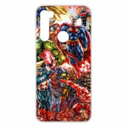 Чохол для Xiaomi Redmi Note 8 Muscular Superheroes - PrintSalon