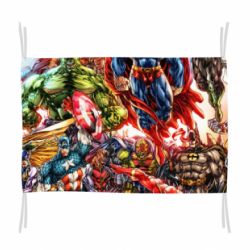 Прапор Muscular Superheroes - PrintSalon