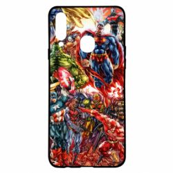 Чохол для Samsung A20s Muscular Superheroes