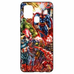 Чохол для Samsung A21s Muscular Superheroes - PrintSalon