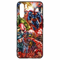 Чохол для Oppo A91 / Reno3Muscular Superheroes - PrintSalon