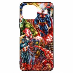 Чохол для Xiaomi Mi11 Lite Muscular Superheroes - PrintSalon