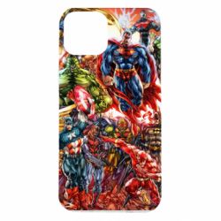 Чохол для iPhone 14 Muscular Superheroes - PrintSalon