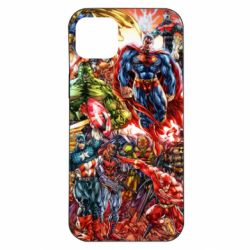 Чохол для iPhone 14 Plus Muscular Superheroes - PrintSalon