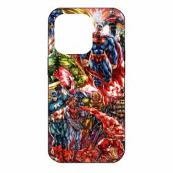 Чохол для iPhone 14 Pro Muscular Superheroes - PrintSalon