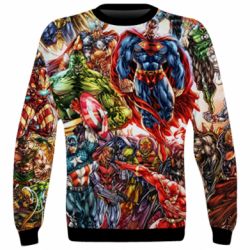 3D світшот Muscular Superheroes - PrintSalon