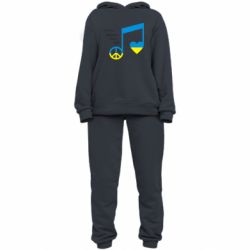 Женский костюм Music, peace, love UA - PrintSalon