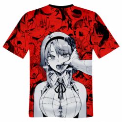 Чоловіча футболка 3D Ахегао - PrintSalon