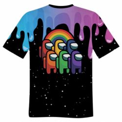 Мужская футболка 3D Among Us art paints - PrintSalon
