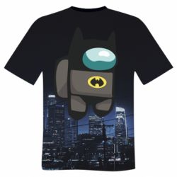 Мужская футболка 3D Among Us - Batman in the city - PrintSalon