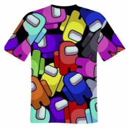 Мужская футболка 3D Among us multicolored - PrintSalon