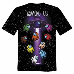 Чоловіча футболка 3D Among Us UFO - PrintSalon