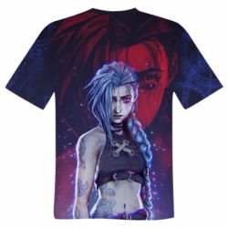 Чоловіча футболка 3D Аркейн Джнкс - PrintSalon