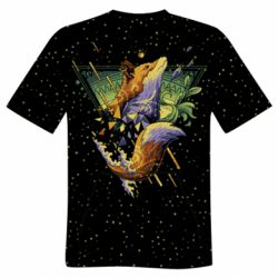 Чоловіча футболка 3D Art fox - PrintSalon