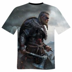Мужская футболка 3D Assassin's Creed Valhalla - PrintSalon